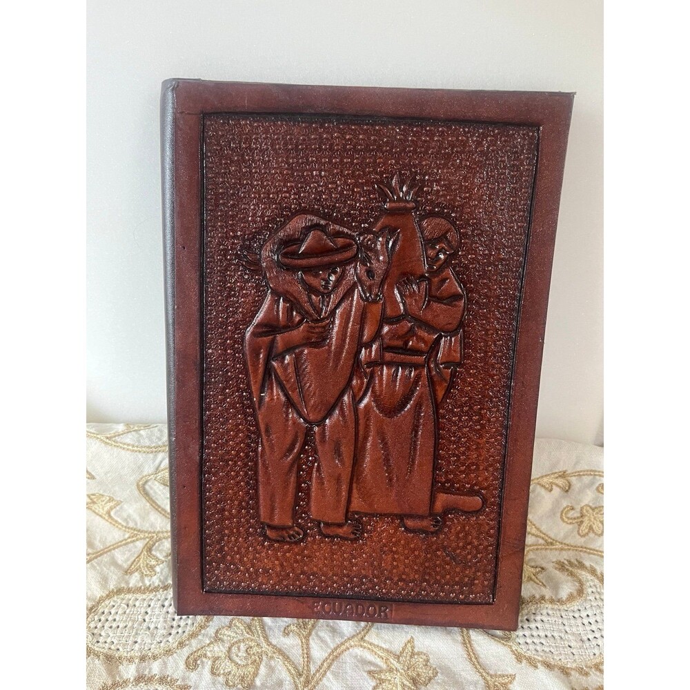 RARE Refillable Leather Notebook Ecuador